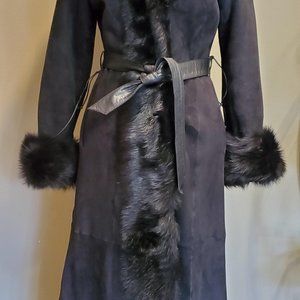 Italian Made Genuine Shearling Sheepskin Coat